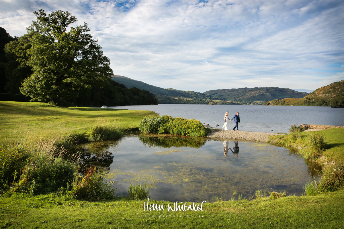 Wedding photographer Lake District Inn on The Lake