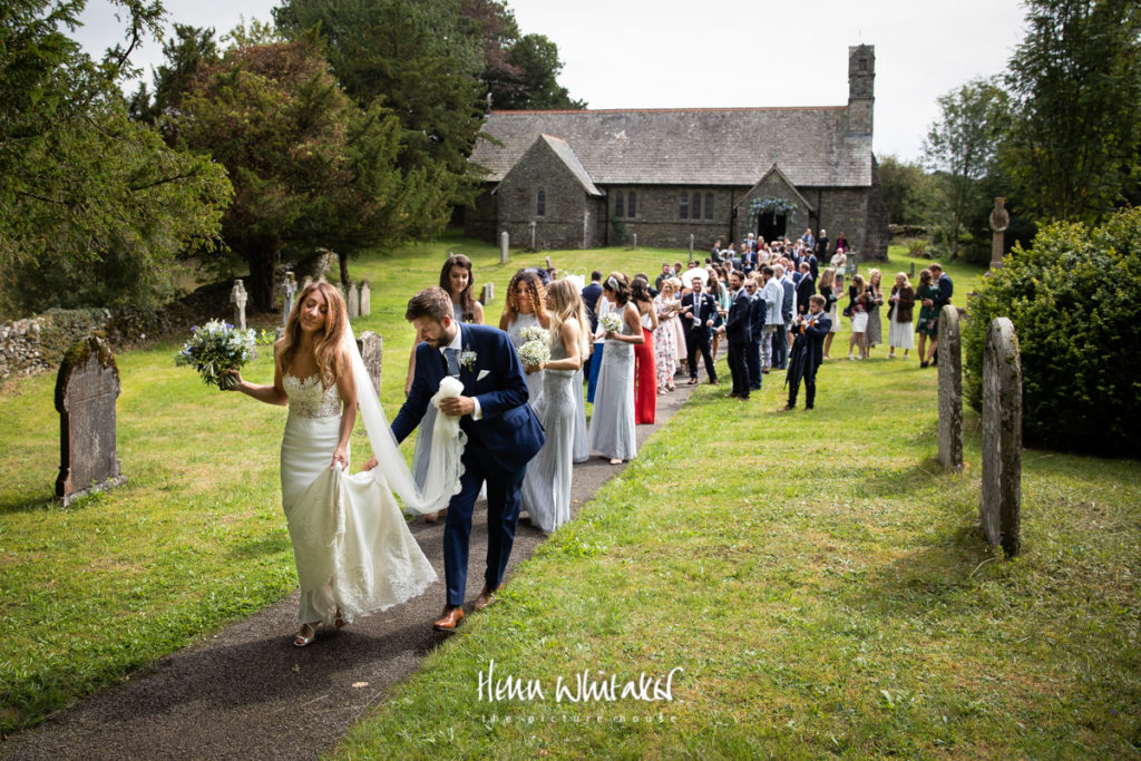 Documentary wedding photography Lake District church Gilpin Lake House