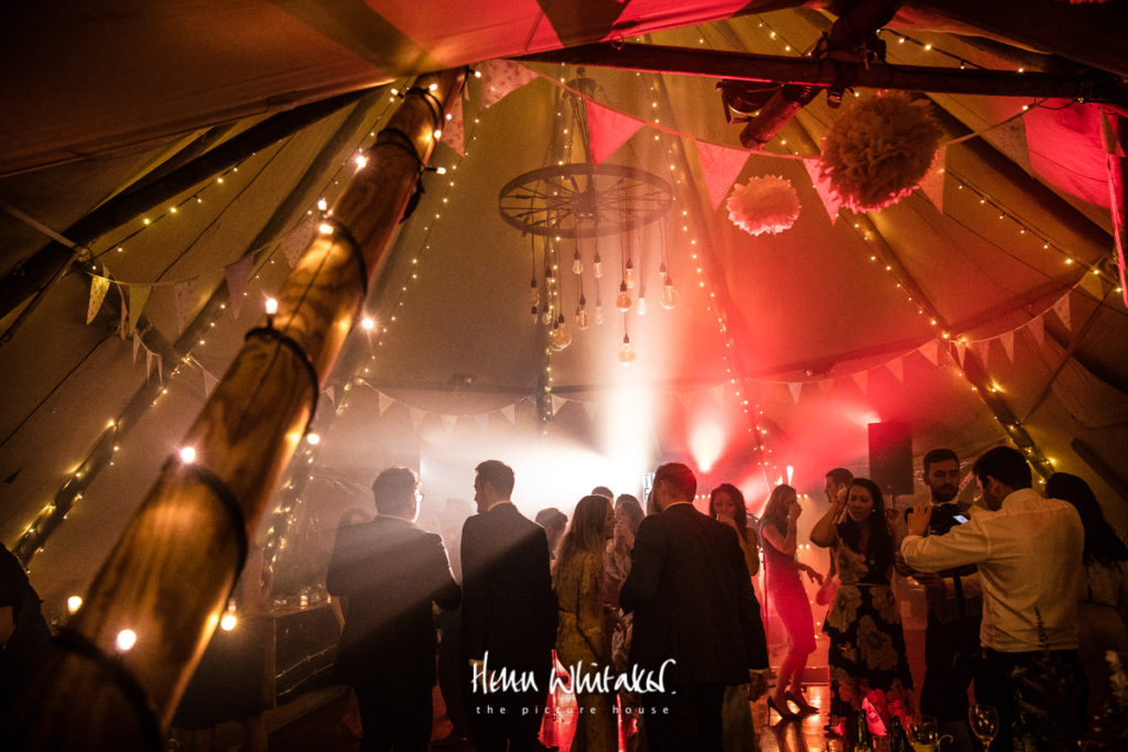 documentary wedding photographer tipi Gilpin Lake House Cumbria