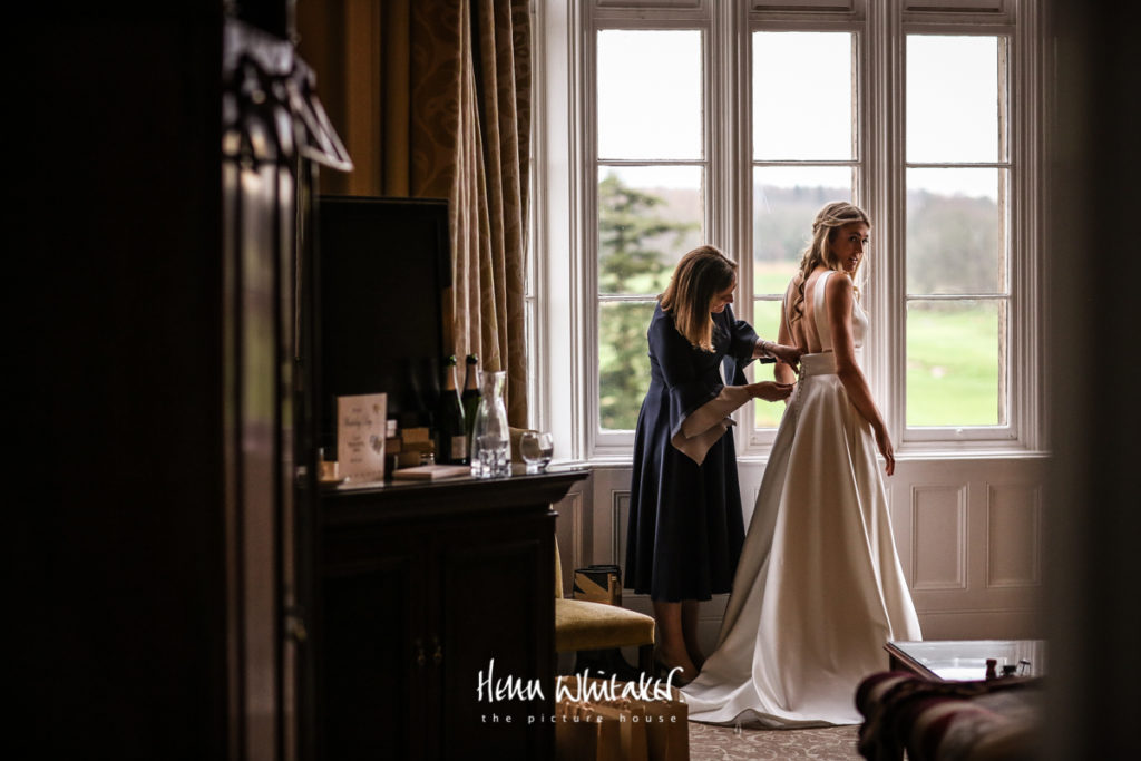 Documentary wedding photographer Matfen Hall Northumberland