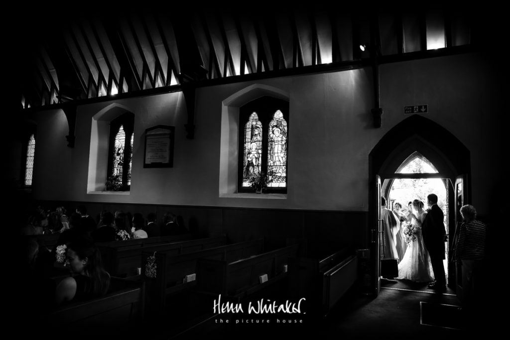 Documentary wedding photographer Lake District church