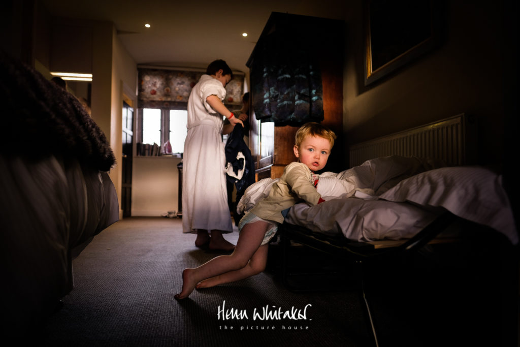 Documentary wedding photographer Askham Hall Cumbria