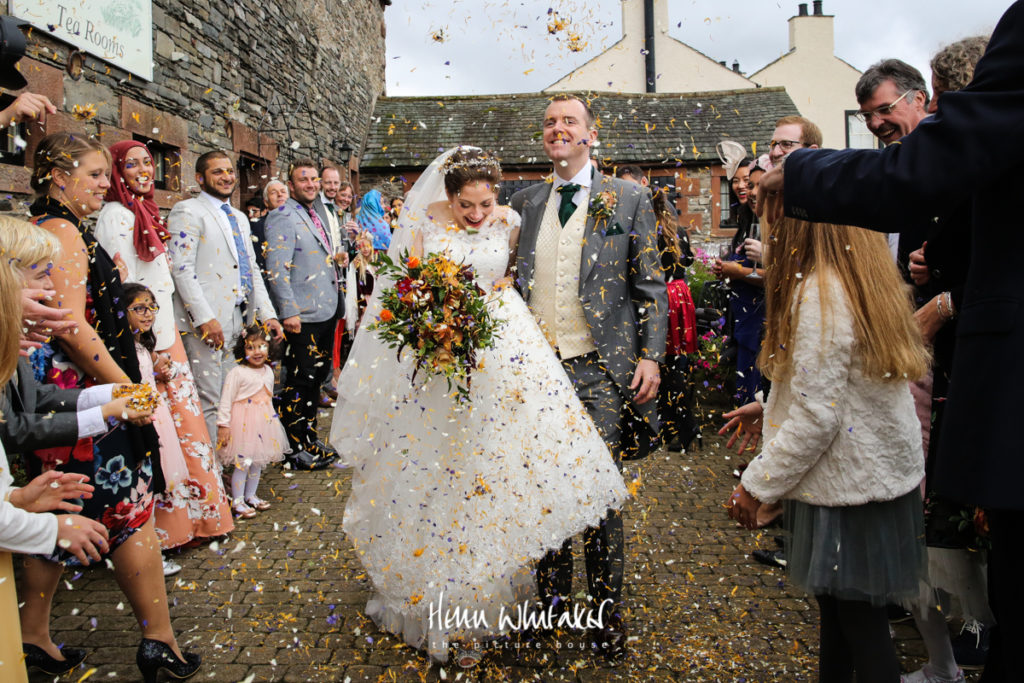 Documentary wedding photographer New House Farm Cumbria