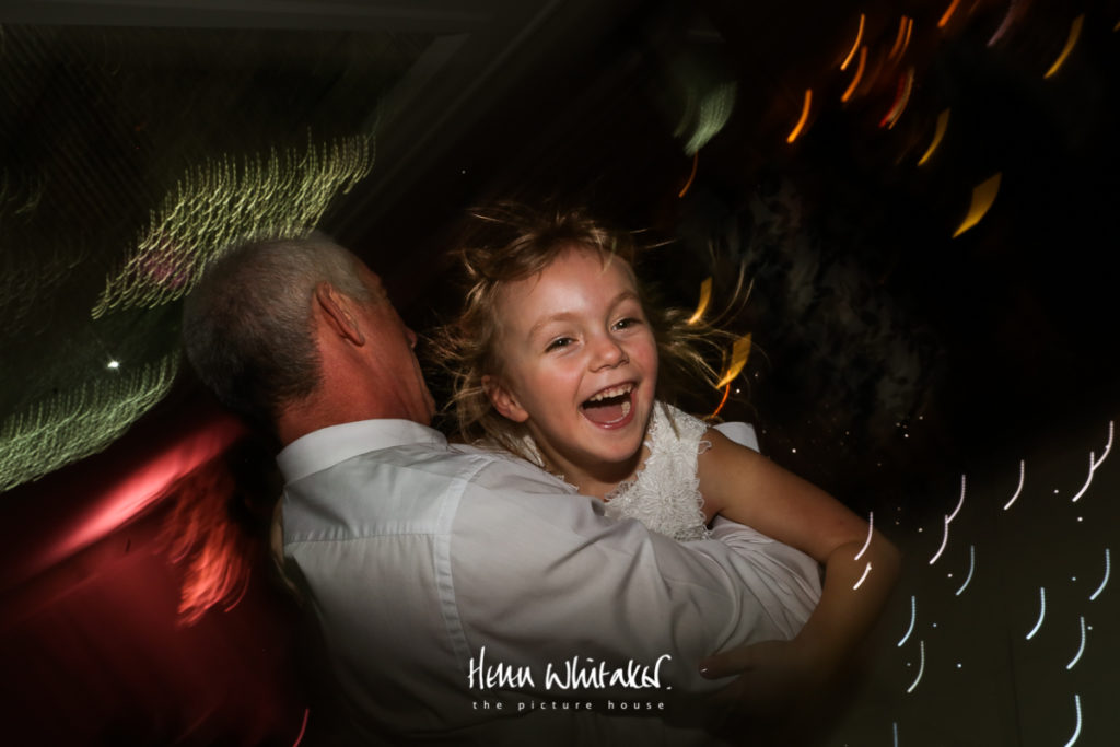 Documentary wedding photographer lake District dancing