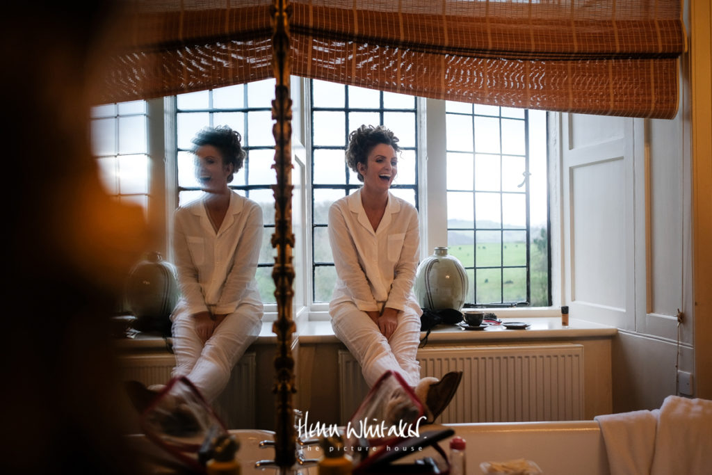 Documentary wedding photographer Askham Hall Cumbria