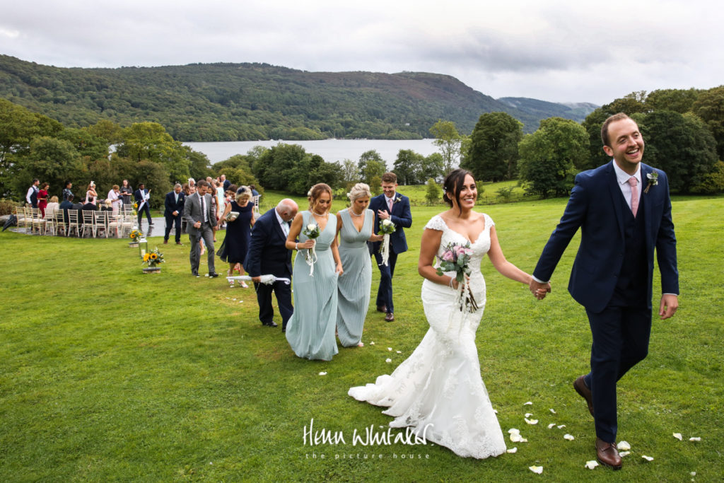 Documentary wedding photographer Silverholme Manor Windermere Lake District