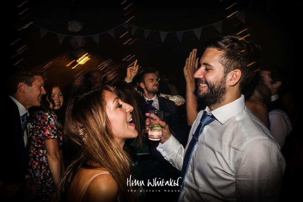 Documentary wedding photographer Cumbria dancing