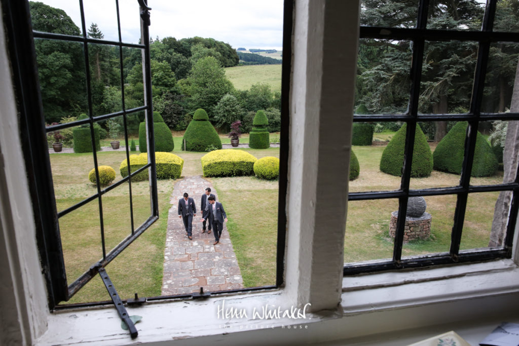 Documentary wedding photographer Askham Hall Cumbria