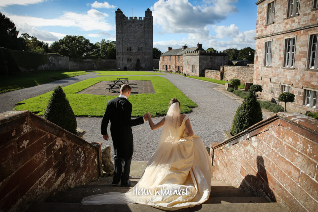 Documentary wedding photographer Appleby Castle Cumbria