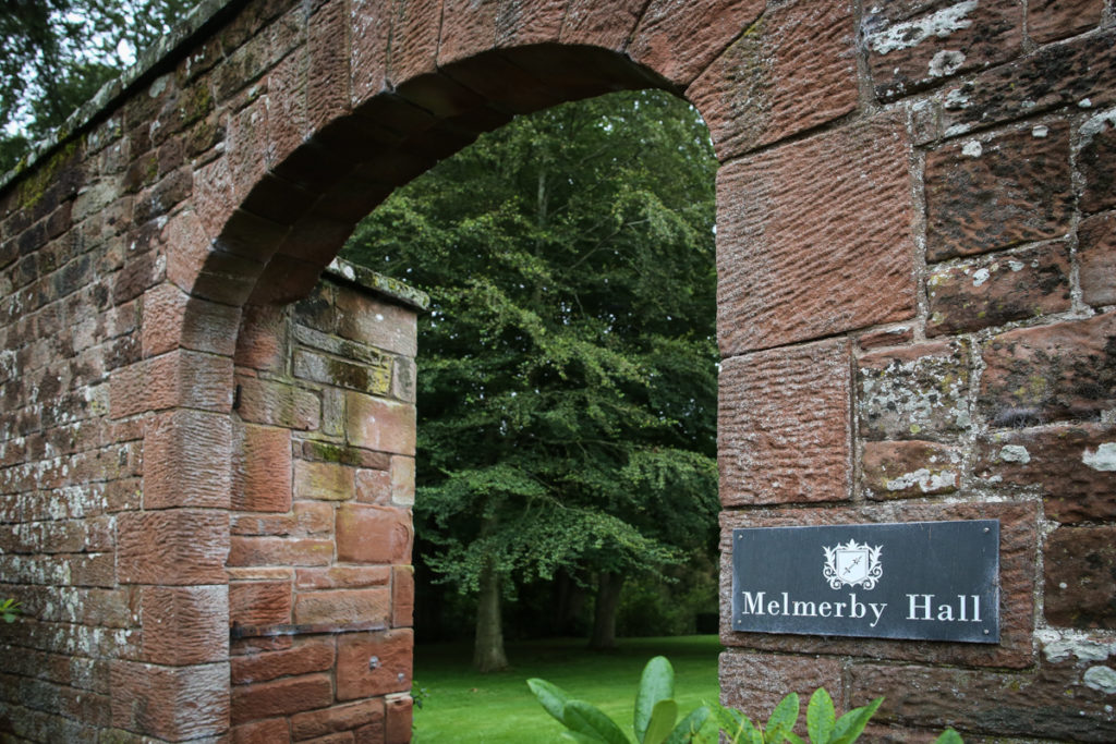 Lake District Documentary wedding photographer entrance to Melmerby Hall