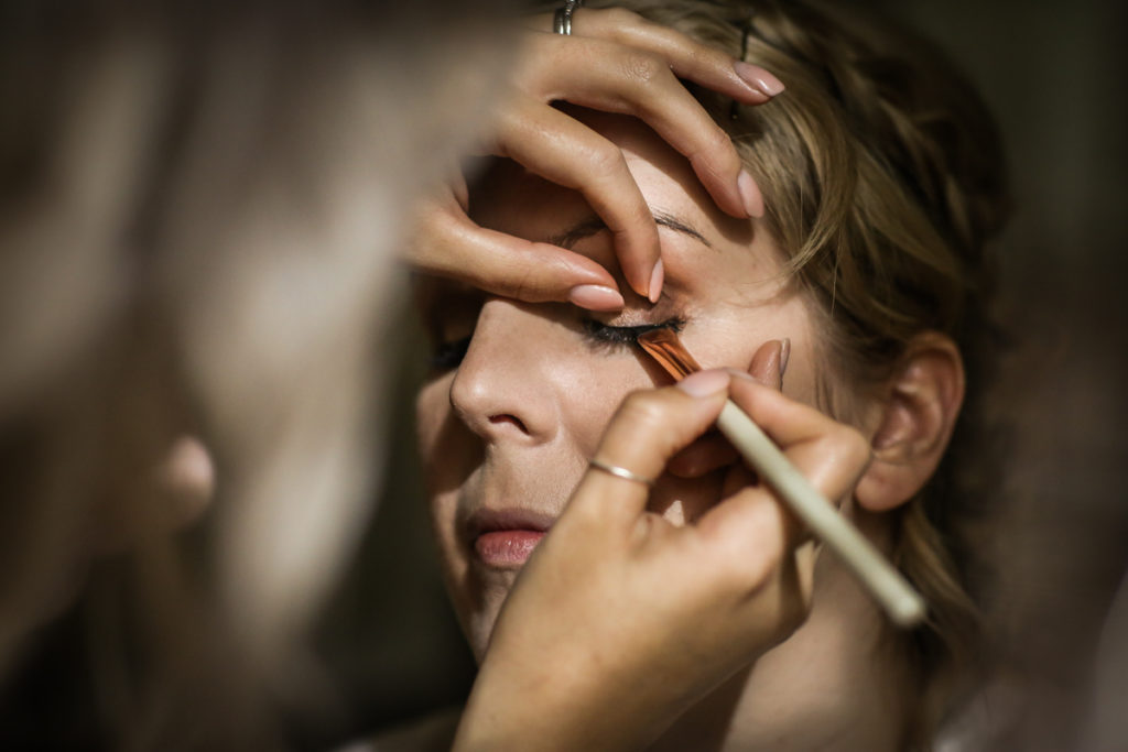 lake district documentary wedding photographer bridal makeup