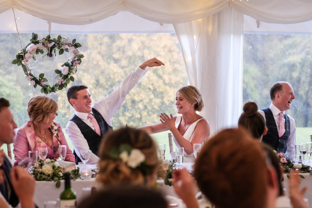 lake district documentary wedding photographer Low House wedding speeches