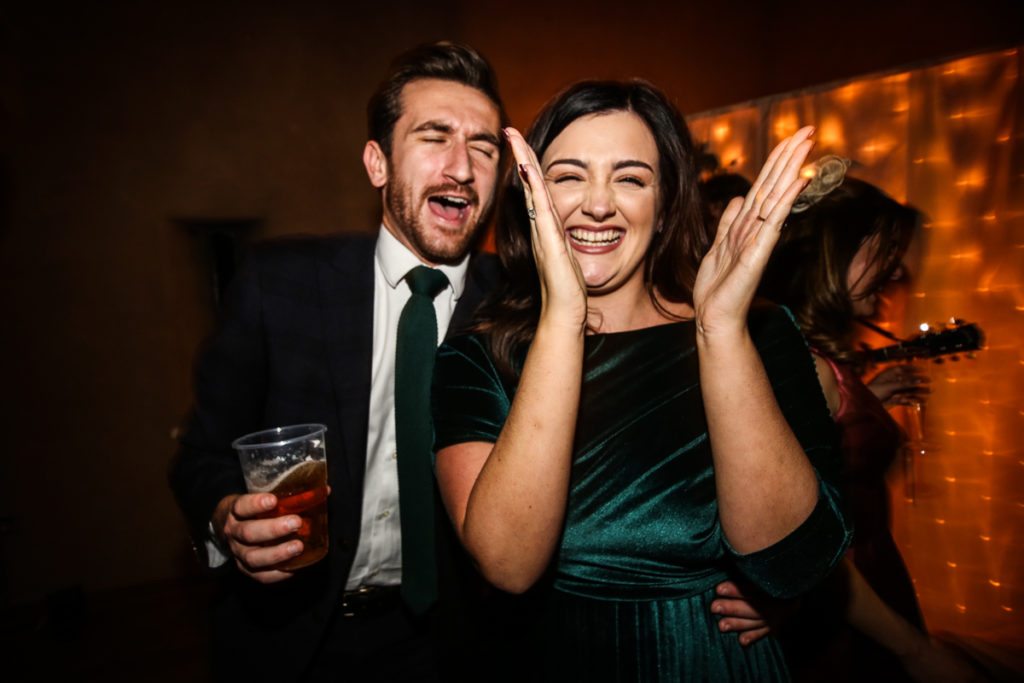 lake district documentary wedding photographer couple laughing