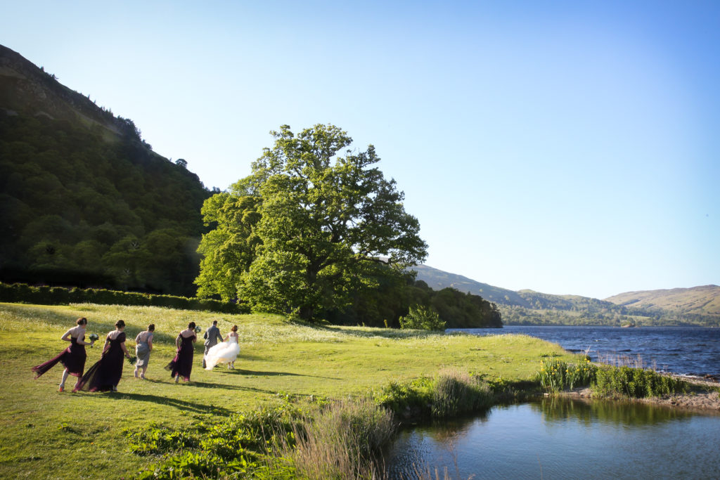 Lake District Wedding Photographer Inn on the lake