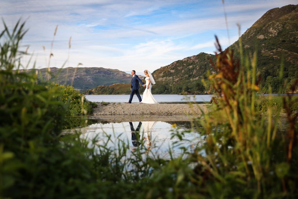 Lake District Wedding Photographer couple at ullswater