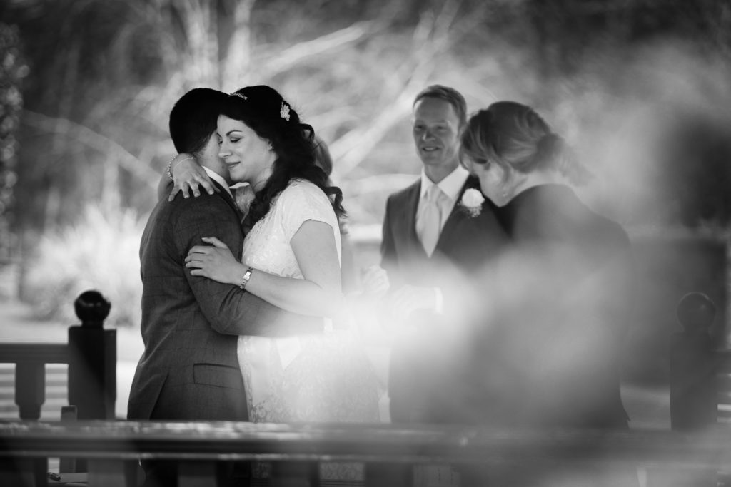 Elopement wedding photographer couple at Windermere Cragwood