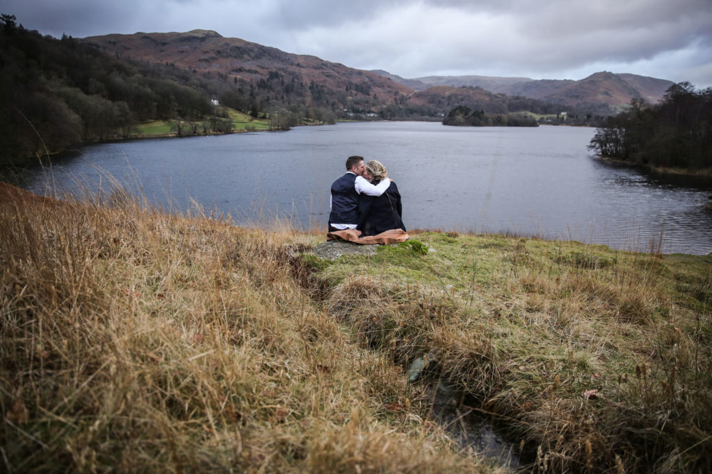 Elopement wedding photographer Loughrigg